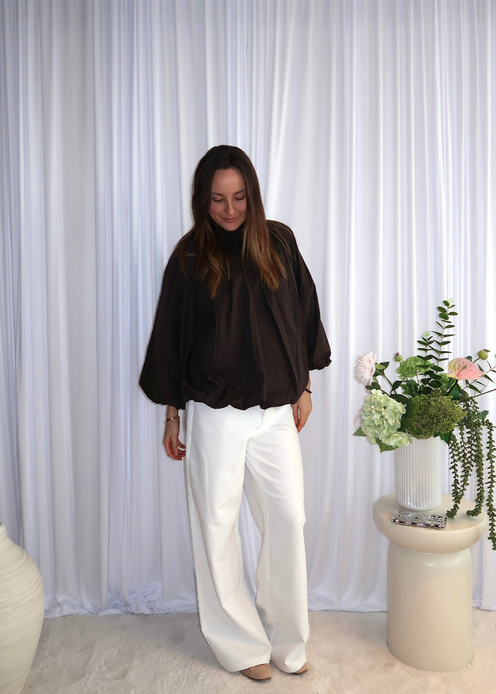 Breeze Blouse - Espresso