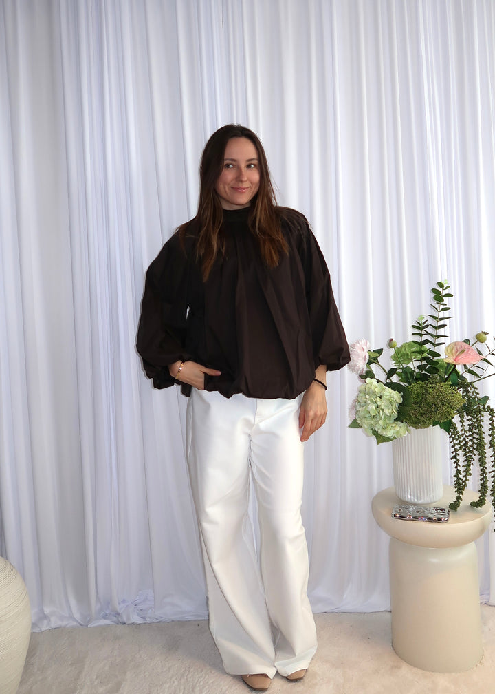 Breeze Blouse - Espresso