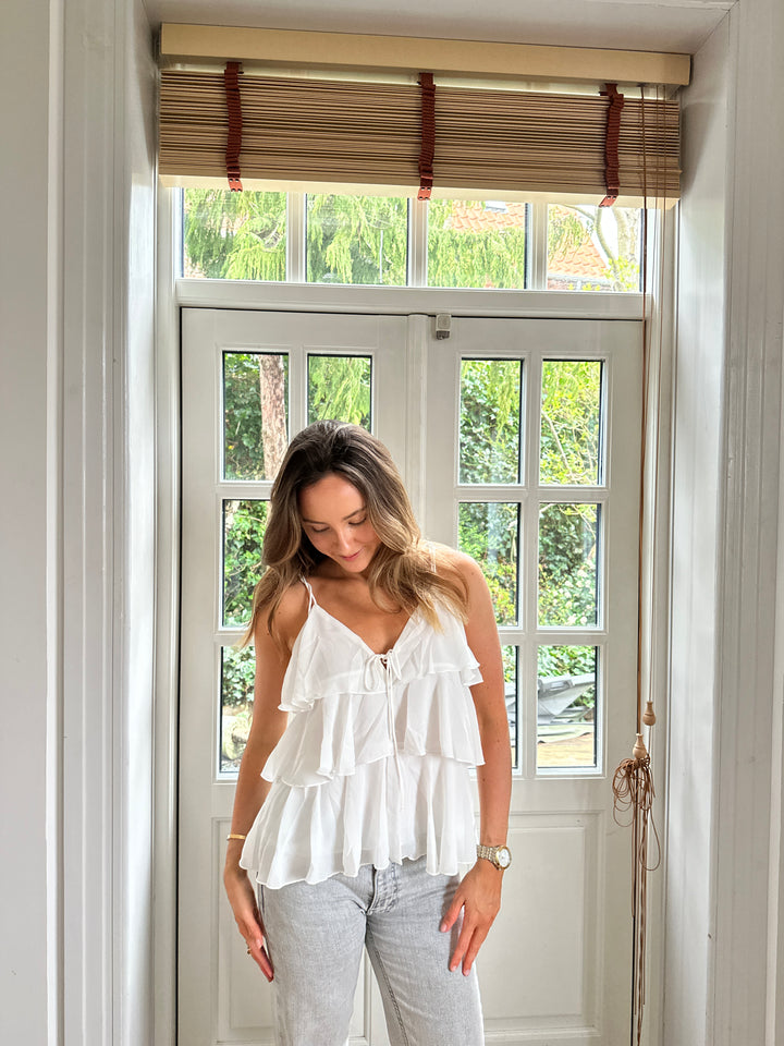 Manhattan Top - Hvid