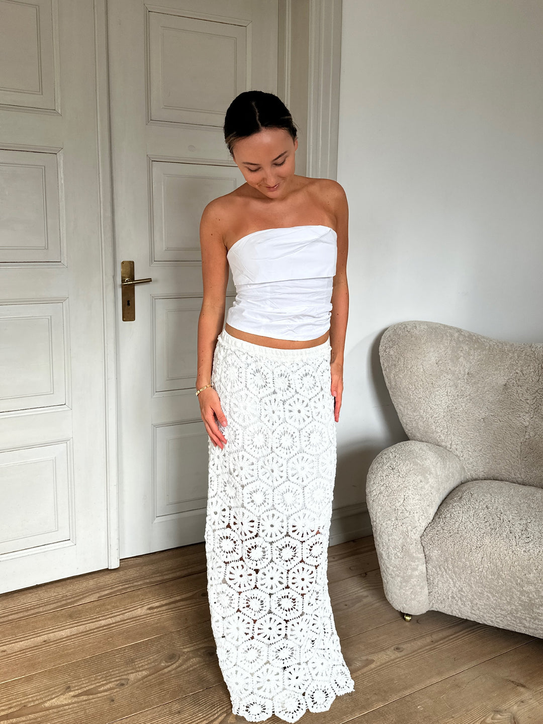 Ibiza Maxi Skirt - White