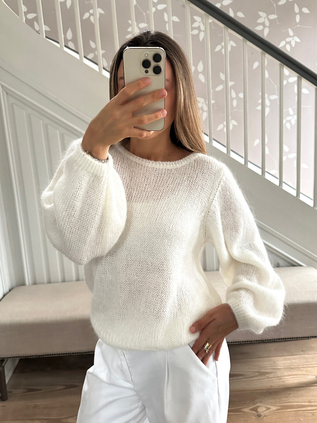 Mohair Knit - White