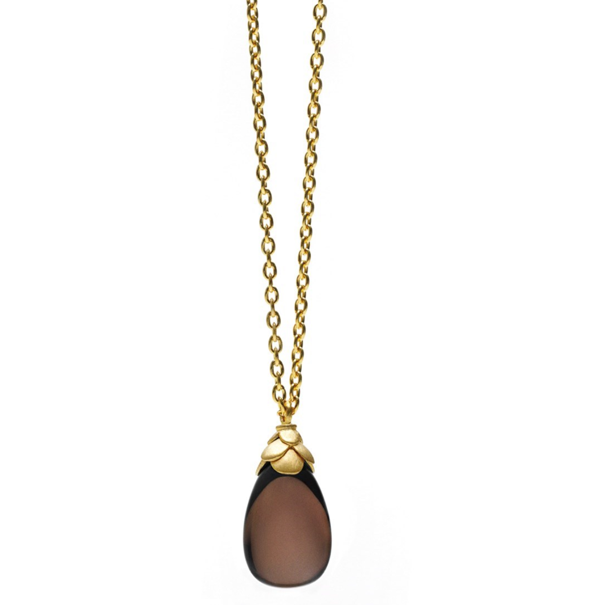 Jelina Gold Smokey necklace