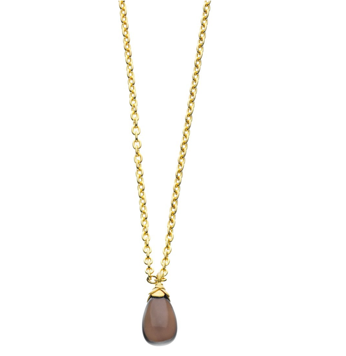 Jeri Gold Smokey necklace